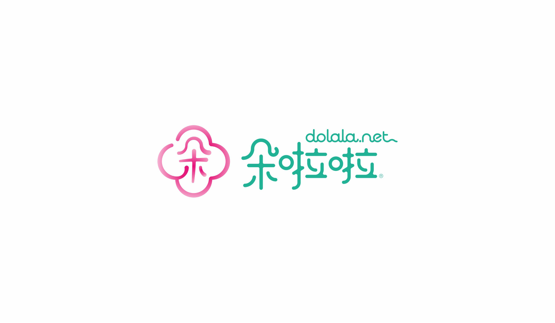 朵啦啦鲜花品牌logo设计